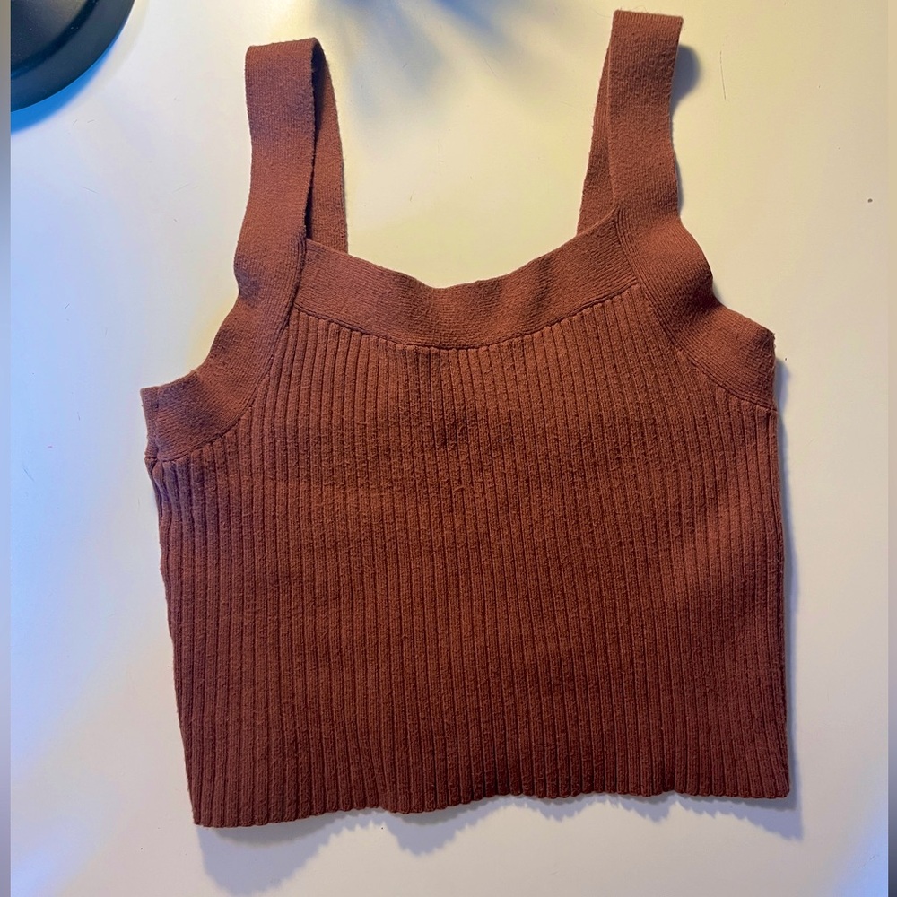 Abercrombie Knit Crop Tank